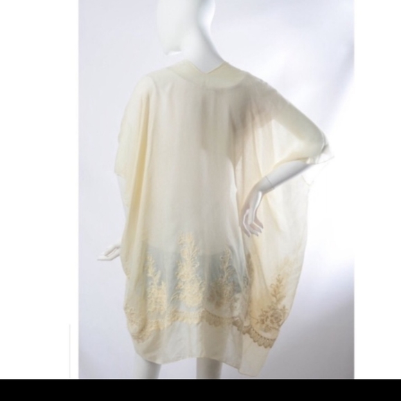 Accessories - Lacey Loose Yellow Knit Shrug/Kimono